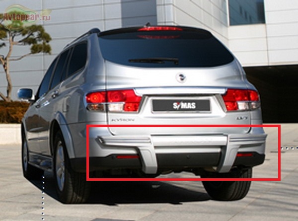 Защита бампера Ssangyong Kyron