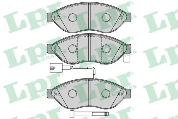 Колодки тормозные передние R15 Fiat Ducato New(250)