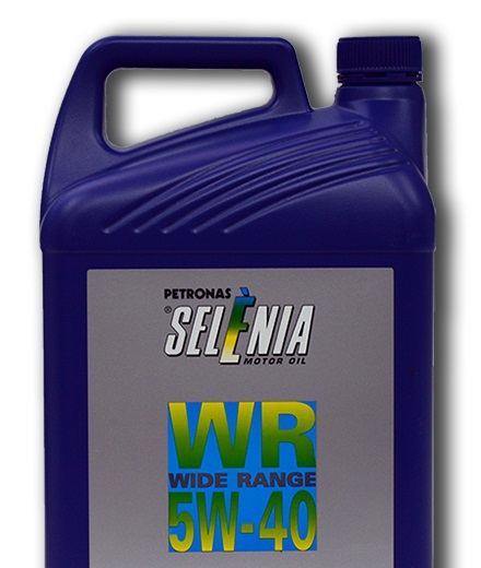 Синтетическое моторное масло SELENIA WR 5W-40 5 литров.