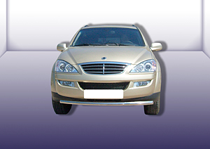 Защита переднего бампера SsangYong Kyron