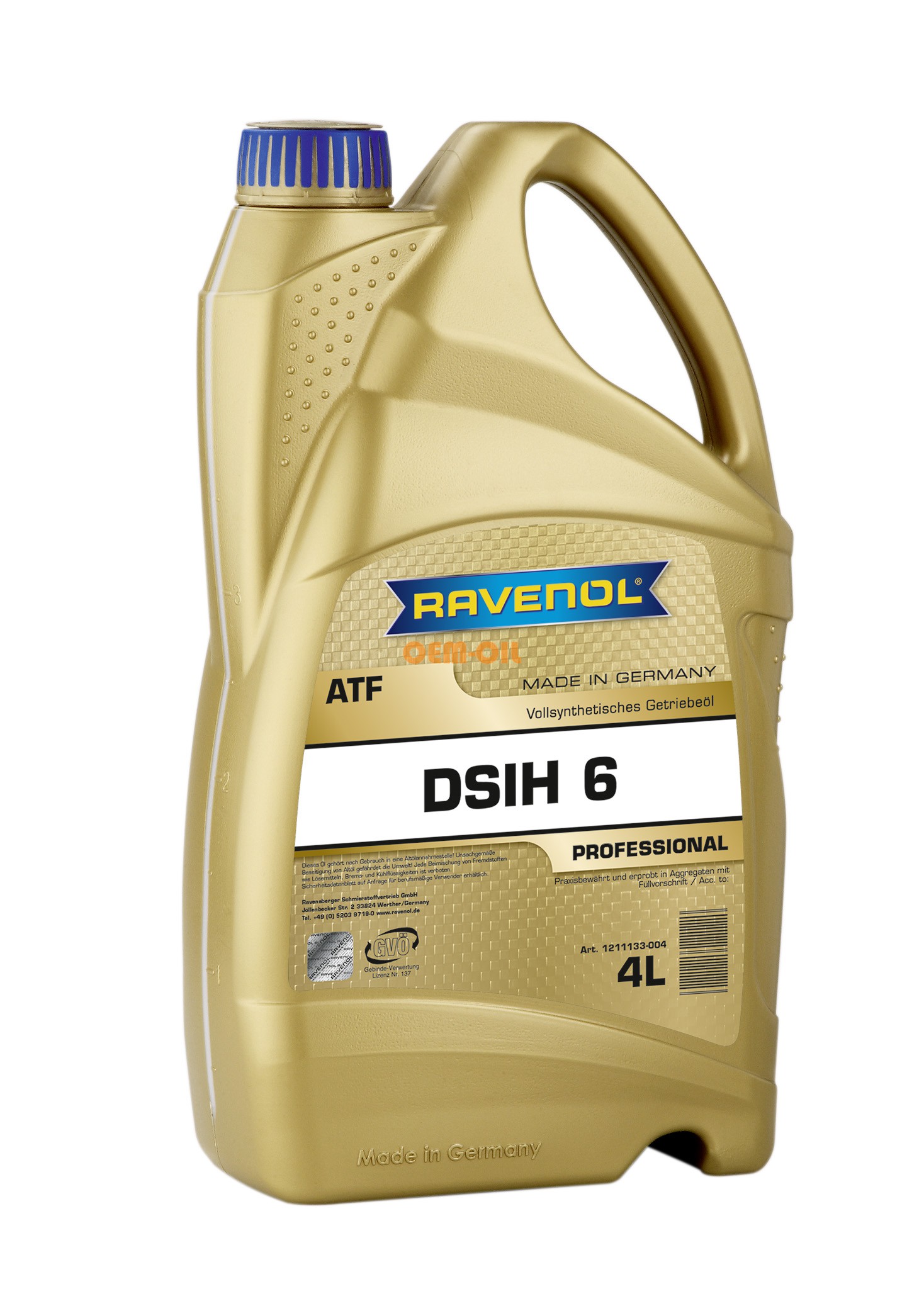 Масло трансмиссионное Speed ATF DSI6 6A/T Kyron/Rexton/Actyon D20DT/E23