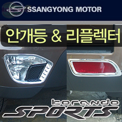 Молдинг противотуманной фары SsangYong Actyon Sports New