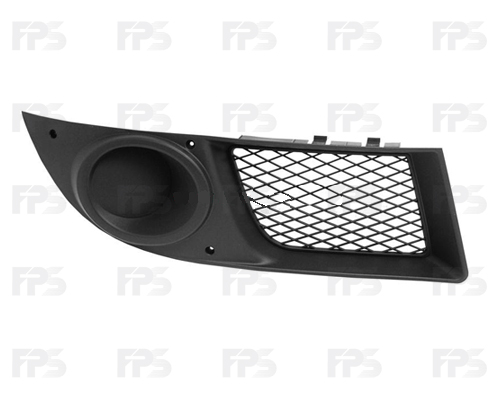 Решетка переднего бампера правая Fiat Doblo