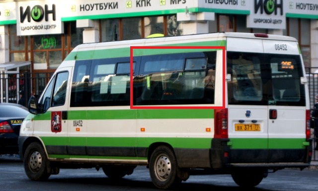 Стекло кузова заднее левое/правое Fiat Ducato Russia (кузов Лонг)