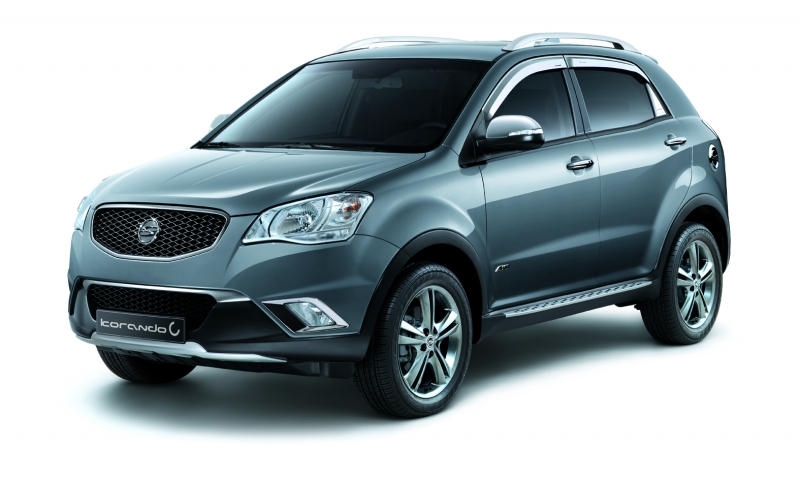 Пороги с креплениями (комплект) SsangYong New Actyon