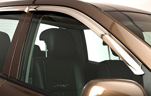 Дефлектора окон хромированные SsangYong Actyon Sports New