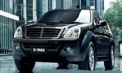 Защита переднего бампера SsangYong Rexton II