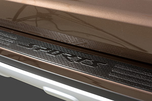 Накладка на задний бампер SsangYong Actyon Sports New