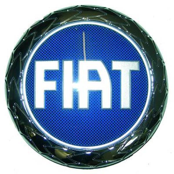 Эмблема передняя синяя Fiat Albea,Doblo