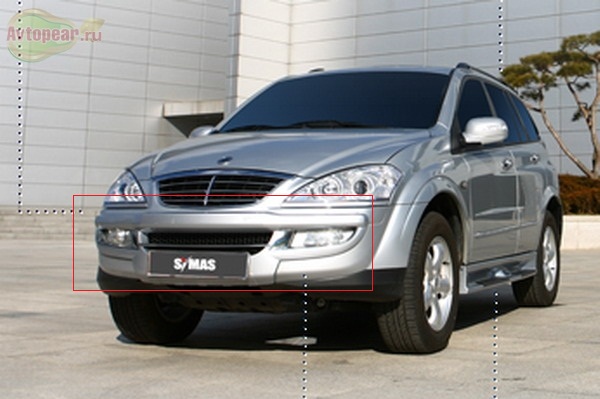 Защита переднего бампера SSANGYONG Kyron