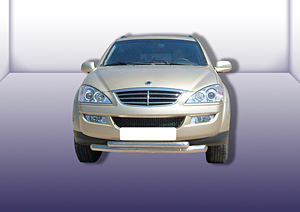 Защита переднего бампера SsangYong Kyron