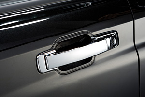 Накладки ручек дверей хромированные SsangYong Actyon Sports New