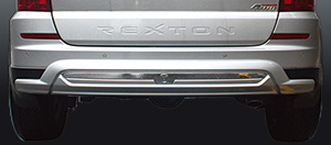 Защита заднего бампера SsangYong Rexton III 