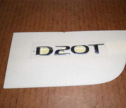 Эмблема "D20T" SsangYong New Actyon D20DTF