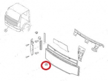 Панель передняя (капот) ISUZU NQR75/NQR71.