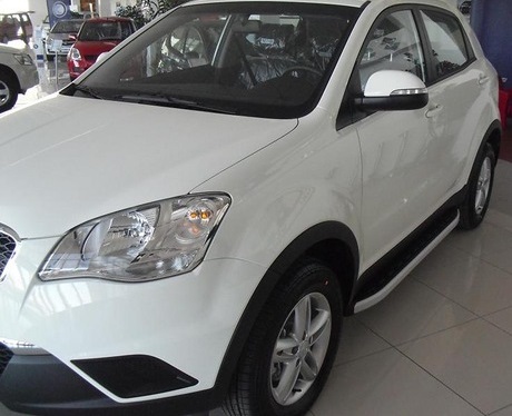 Пороги алюминиевые SsangYong New Actyon