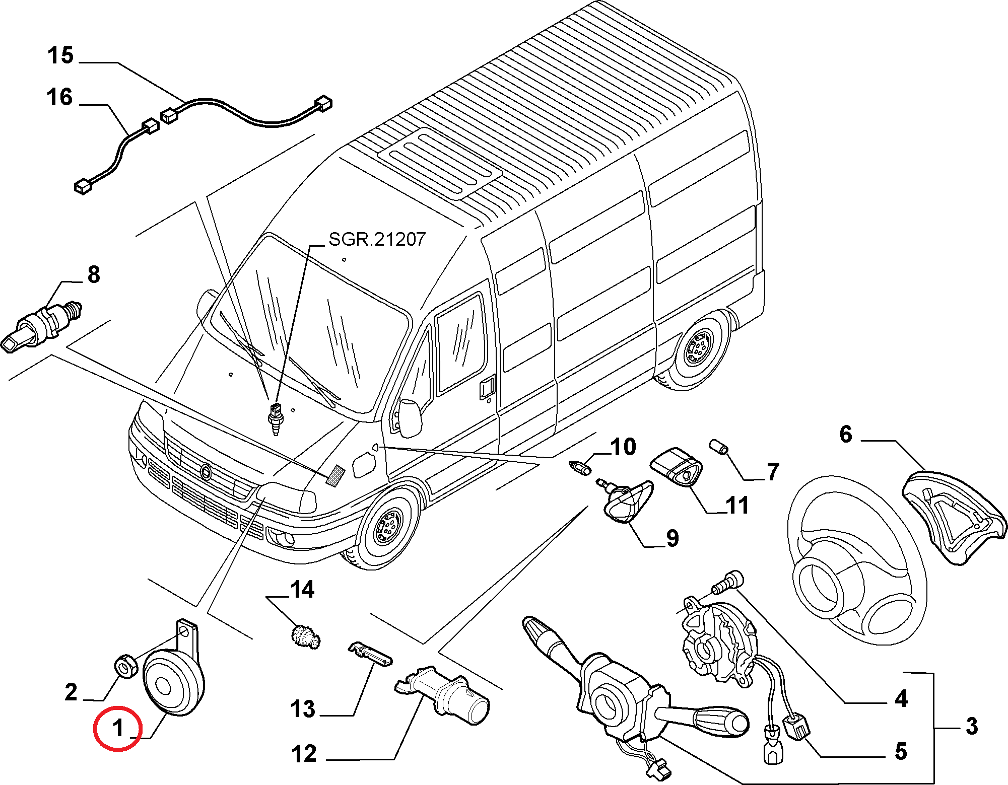 Сигнал звуковой Fiat Ducato Елабуга