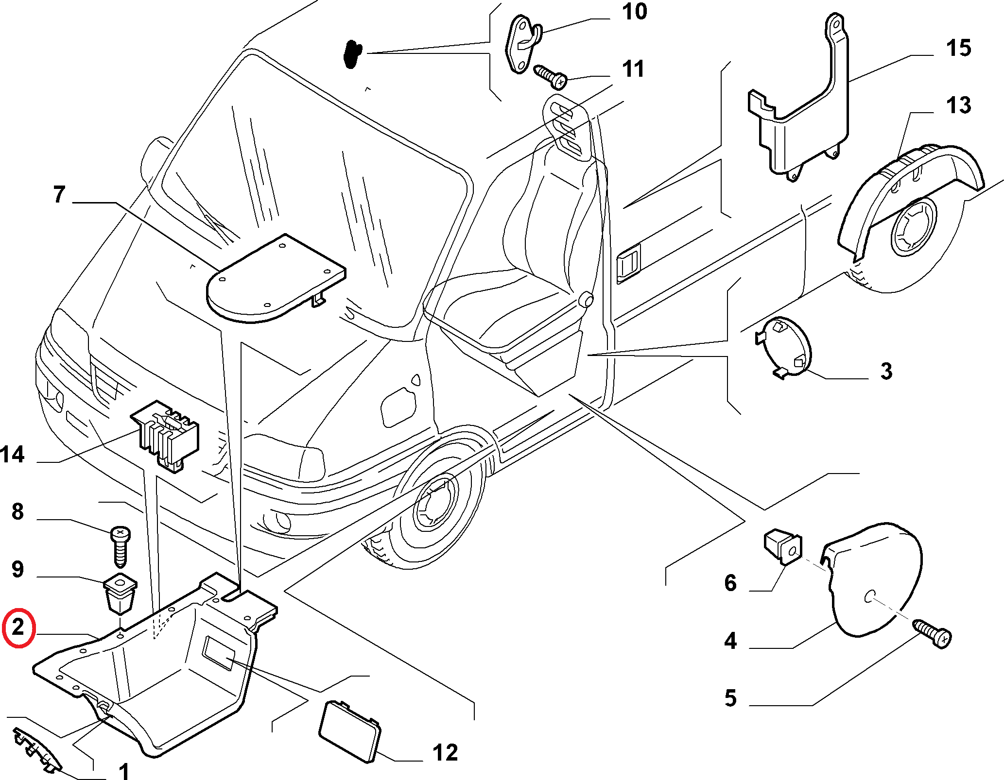 Накладка порога левая (подножка) Fiat Ducato Елабуга
