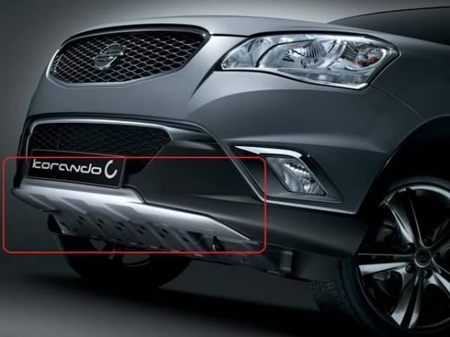 Защита переднего бампера SsangYong New Actyon