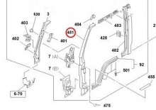 Стойка кабины передняя левая Isuzu NQR75/NQR71.