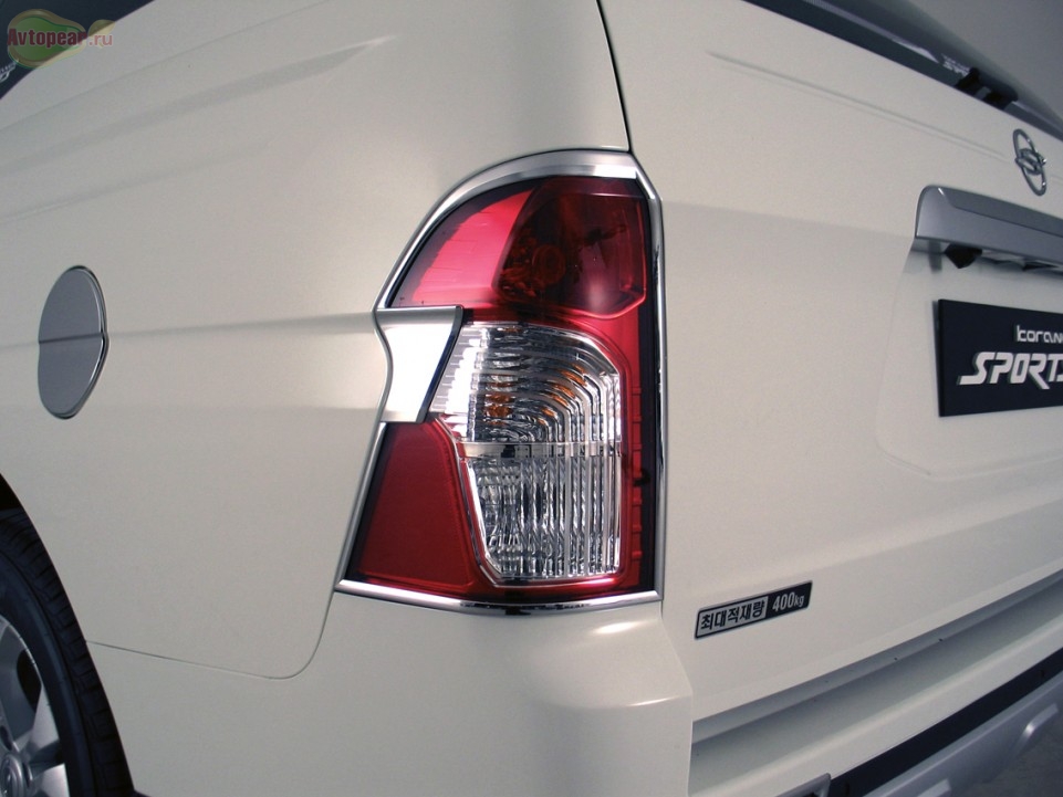 Молдинг заднего фонаря хромированный SsangYong Actyon Sports New