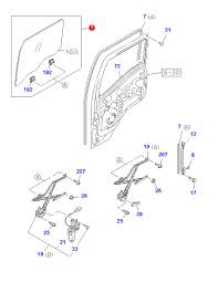 Стекло двери правой ISUZU NPR75/NMR85/NQR90
